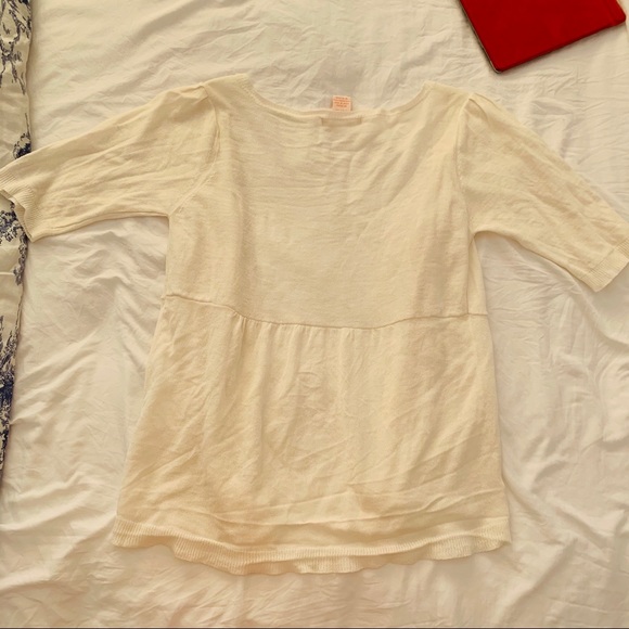 Tulle Button Sweater - Picture 3 of 4